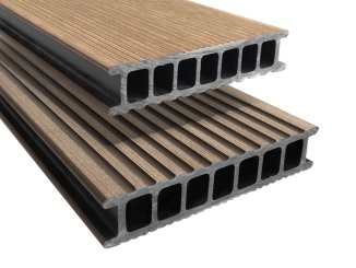 Prkna –  Deceuninck Twinson Terrace 4500 mm, světle hnědá