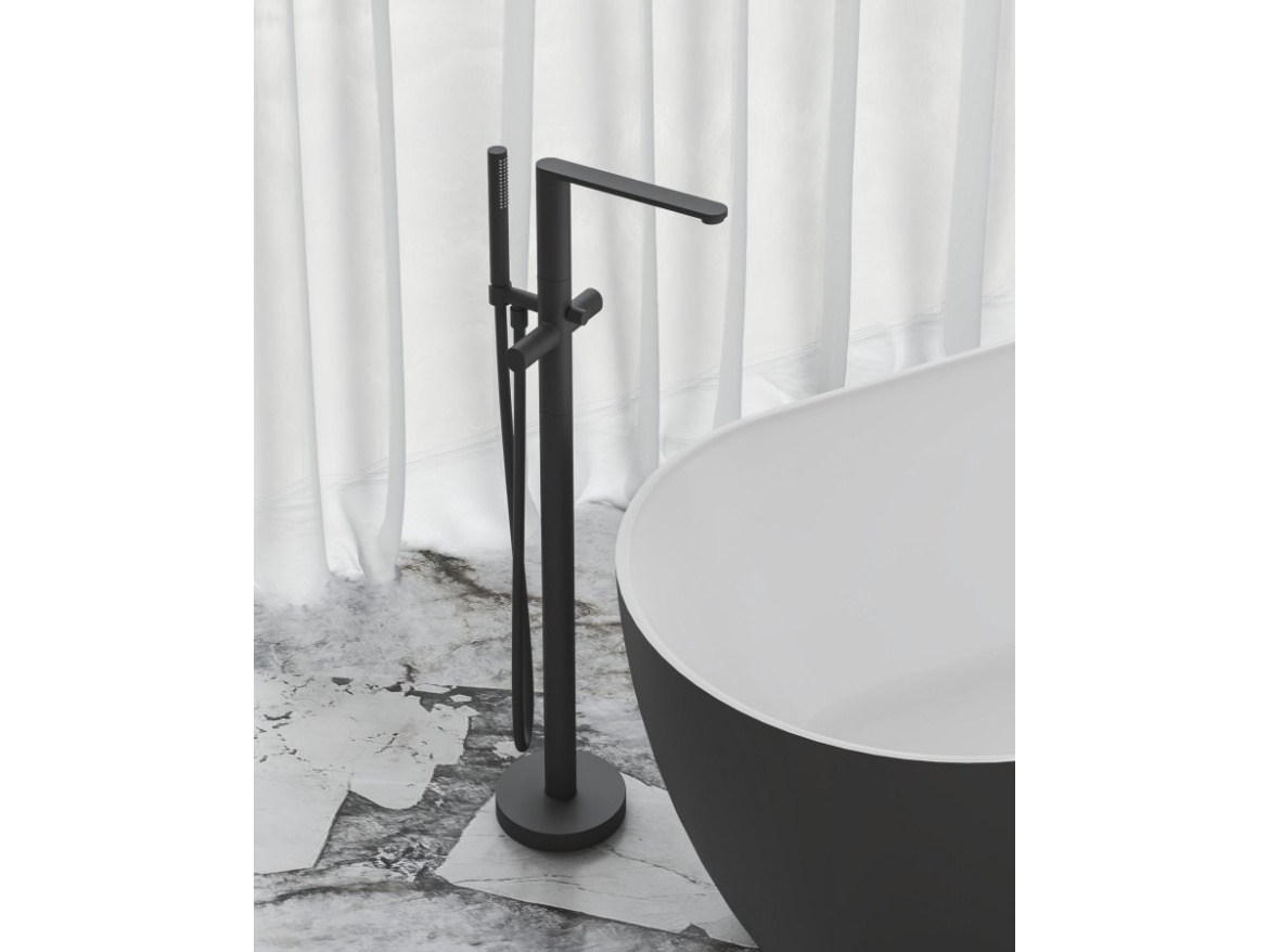 Ravak CR II 080.00CR.RB07A Vanová baterie do podlahy bez tělesa, se sprchovým setem, chrom