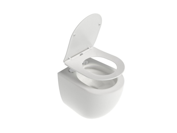 Ravak WC Chrome AquaSpin set, závesné, biela