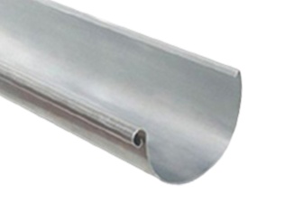 Pozinkované přírodní –  odkvapový žľab FeZn strieborná 25 x 200 cm