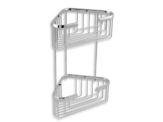 Polcok – Novaservis Polička dvojitá rohová Metalia Drátěný program, chrom, , 6078,0