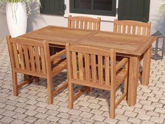 Stoly –  Tuindeco Modern přírodní, 250 x 100 cm