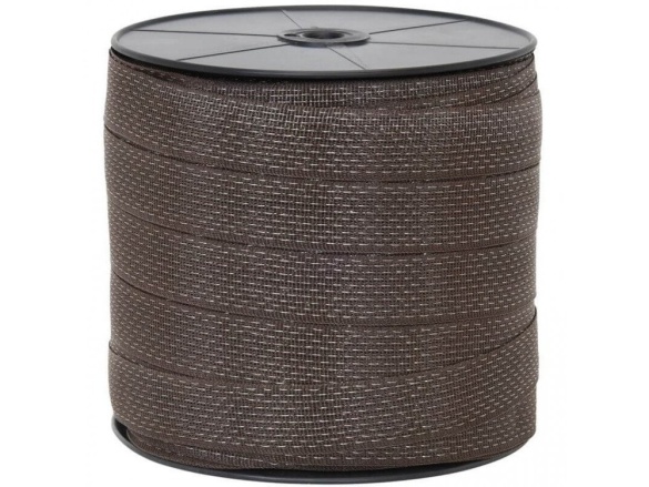 Scobax Páska pro elektrický ohradník, šířka 40 mm, hnědá