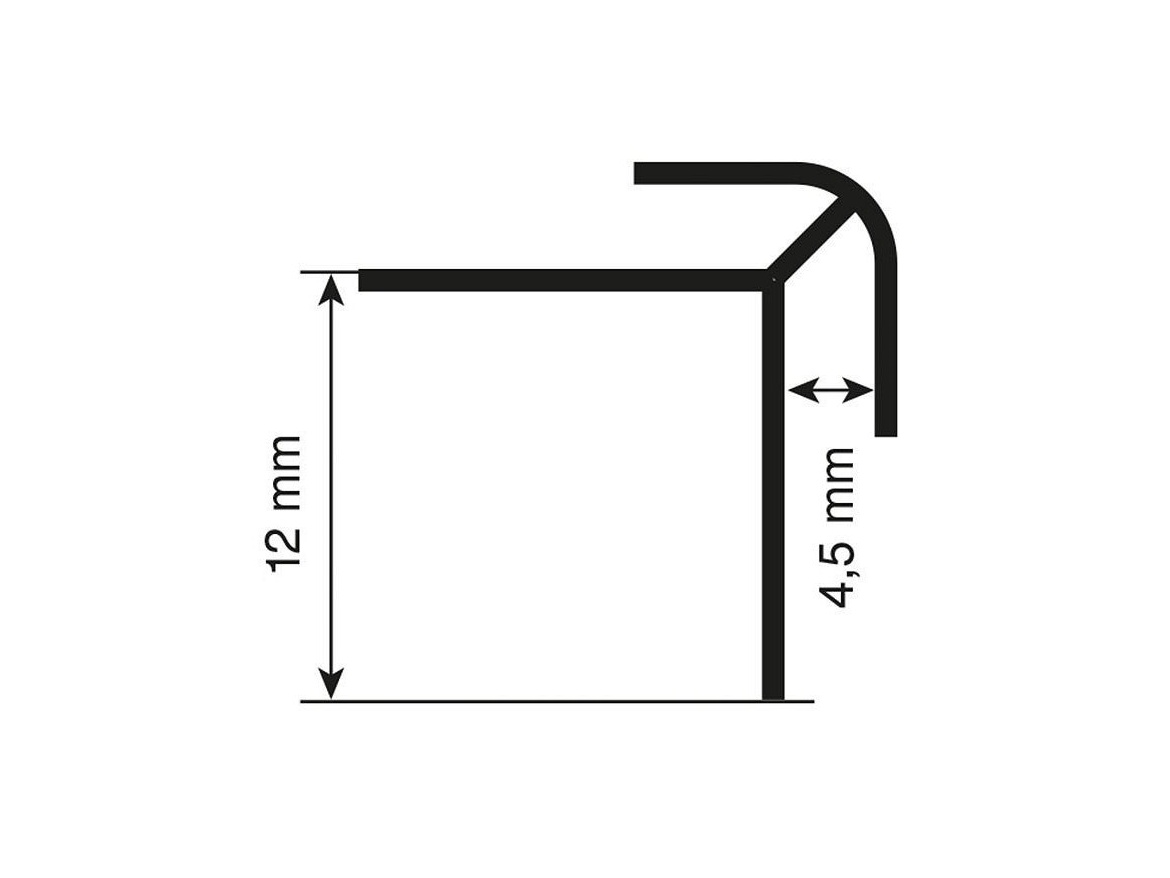 Kronospan Rocko profil pro vnější roh
