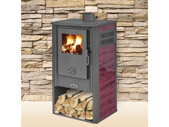 Blist Krbová kamna Blist ATENE S ceramic - Red + příslušenství