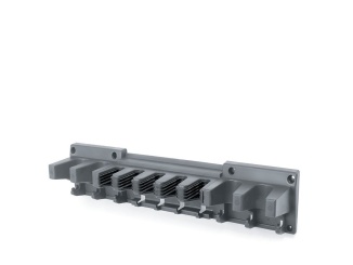Vybavení –  VespaGarden Závěsný držák na nářadí MULTI HOLDER víceúčelový věšák 597 x 128 x 118 - šedý