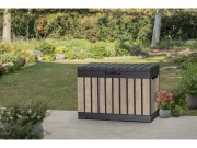 Keter Zahradní úložný box  Kentwood 190 L - 57 x 82,3 x 45 cm - ashwood / jasan