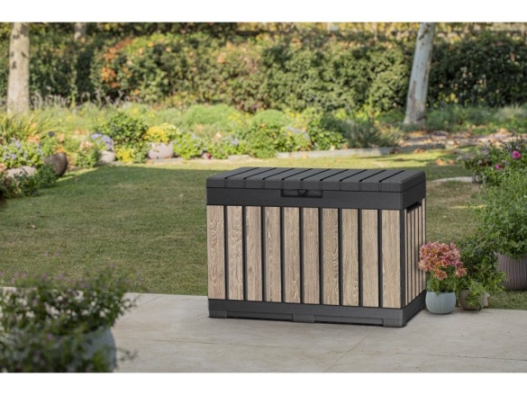 Keter Zahradní úložný box  Kentwood 190 L - 57 x 82,3 x 45 cm - ashwood / jasan