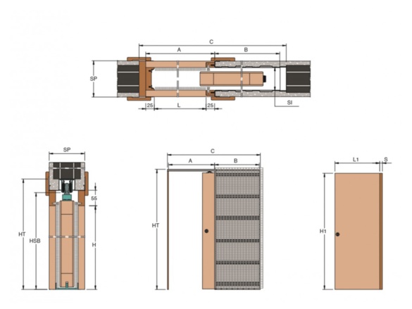 Stavebné púzdro Ermetika Evolution Standard ZDP