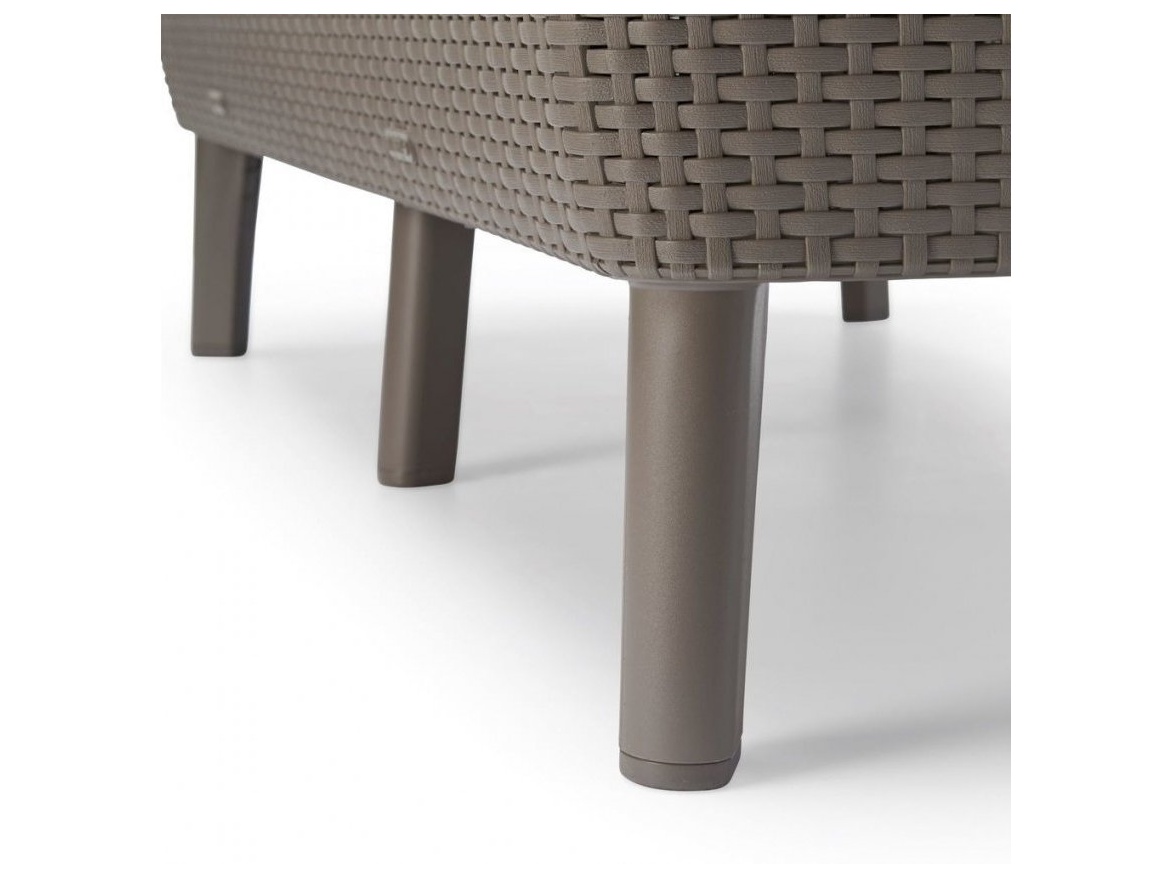 Keter Dvoumístná zahradní pohovka  Salemo 2 Seater Sofa- 133 x 67 x 76 cm - cappucino / béžová