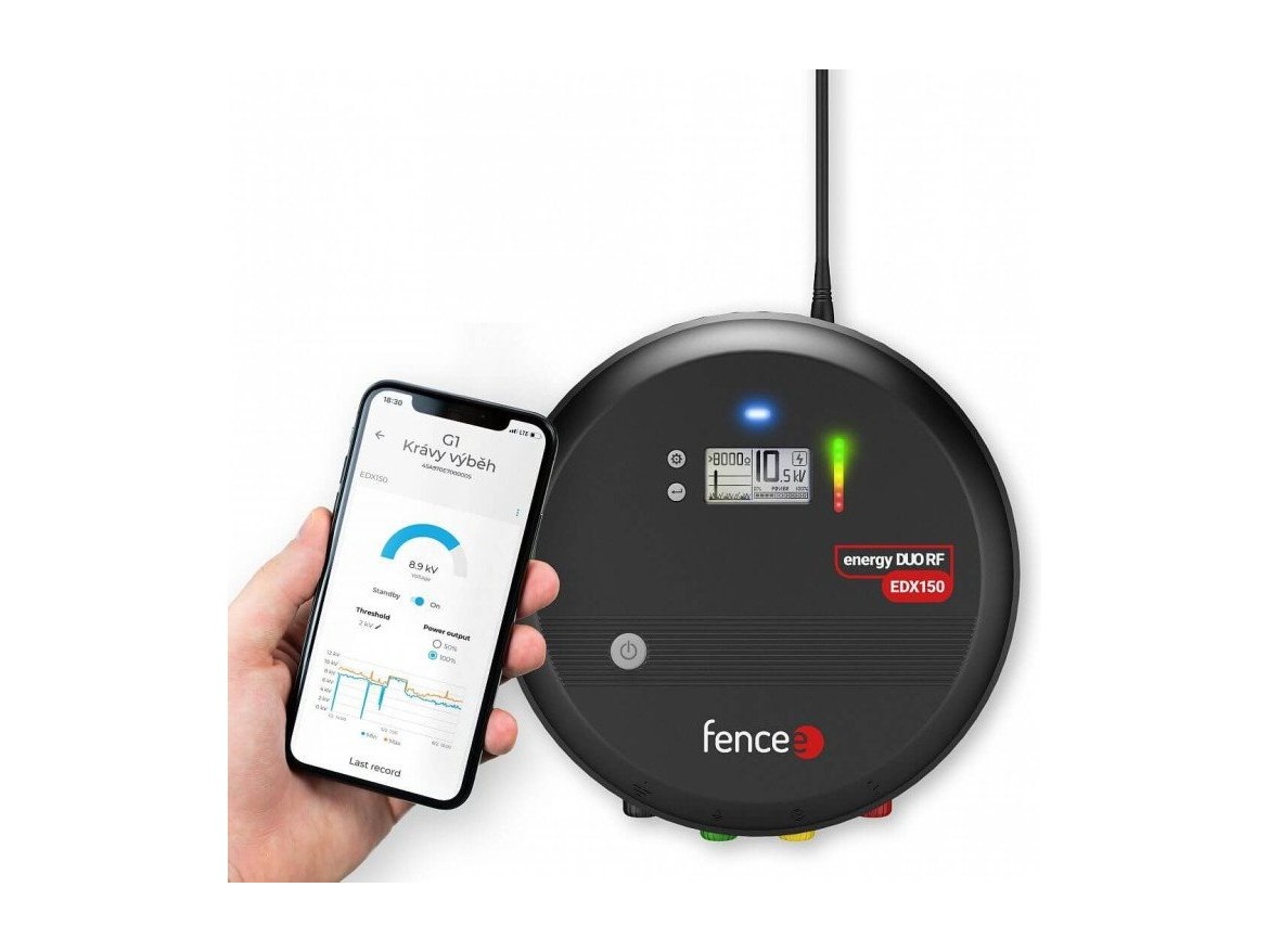 Scobax RF zdroj pro elektrický ohradník fencee energy DUO RF EDX150