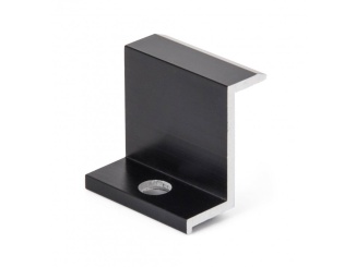 Épület –  G21 Úchyt panelu  krajní černý, pro panel 35 mm