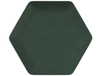 Kárpitozott panelek –  Scobax Riwiera Hexagon 6x15 cm zelená