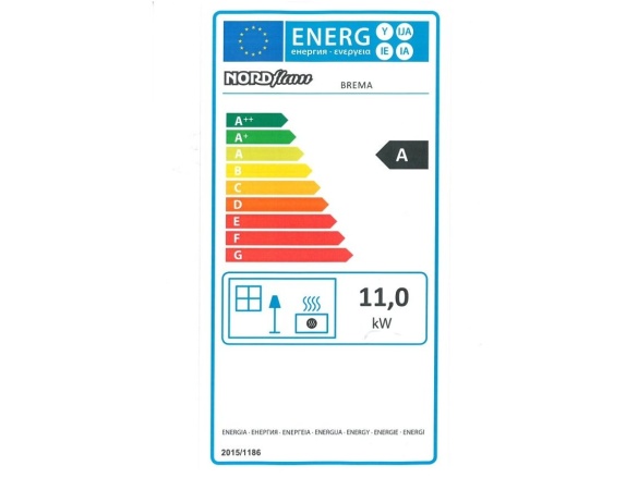 Öntöttvas kandalló kályha NORDflam Brema Eko 11 kW