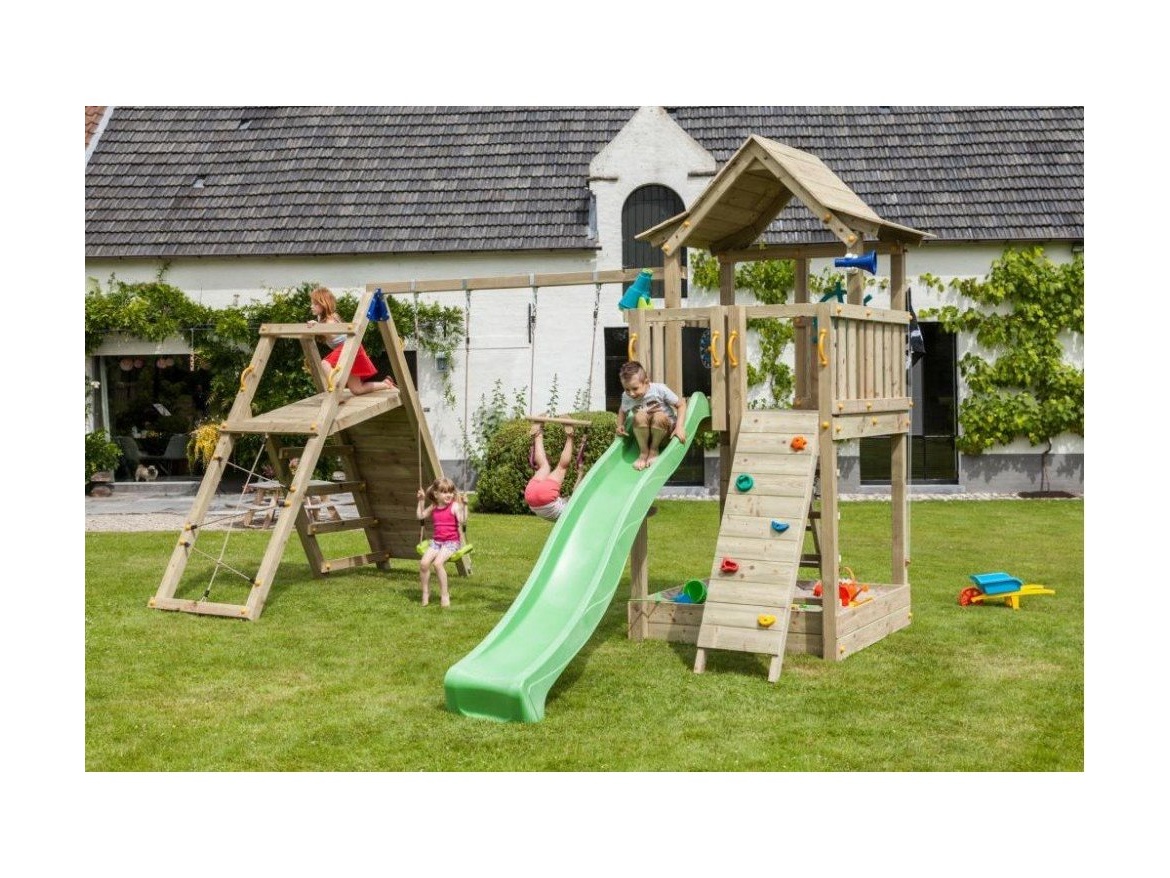 Gyermekeknek játszótér a kertben Blue Rabbit Pagoda