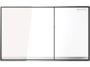 Geberit Deska ovládací GEBERIT SIGMA 60 bílá/chrom lesk, 115.640.SI.1