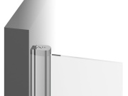 Ravak CSDL2 110, čierna+transparent