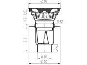 Vpusť Chuděj KVS 110/250