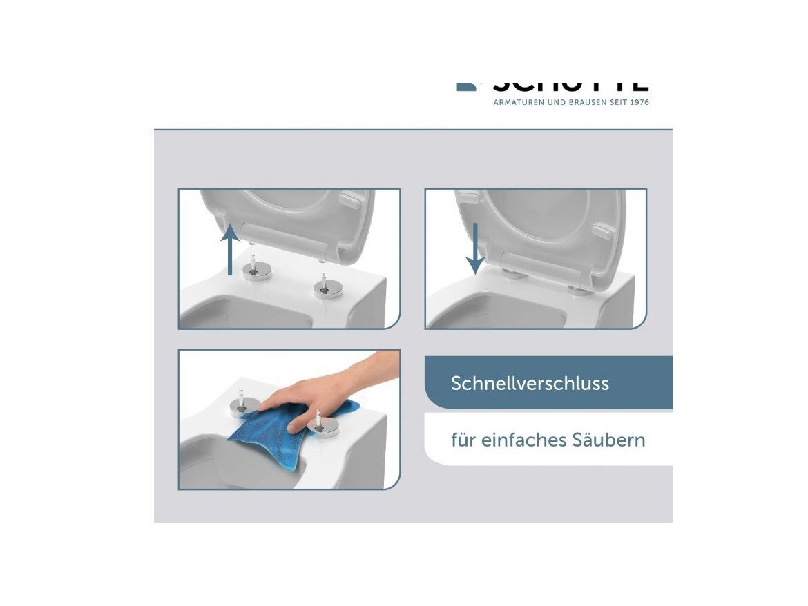 WC sedátka, záchodová prkna Schütte AFRICA | Duroplast, Soft Close