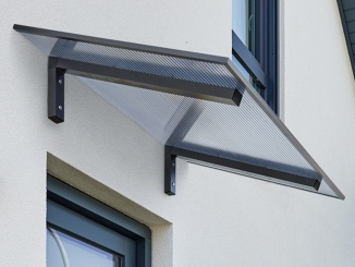 Vchodové stříšky Gutta –  Guttavordach PT/SE vchodová strieška 150 x 98 cm / 10 mm číra