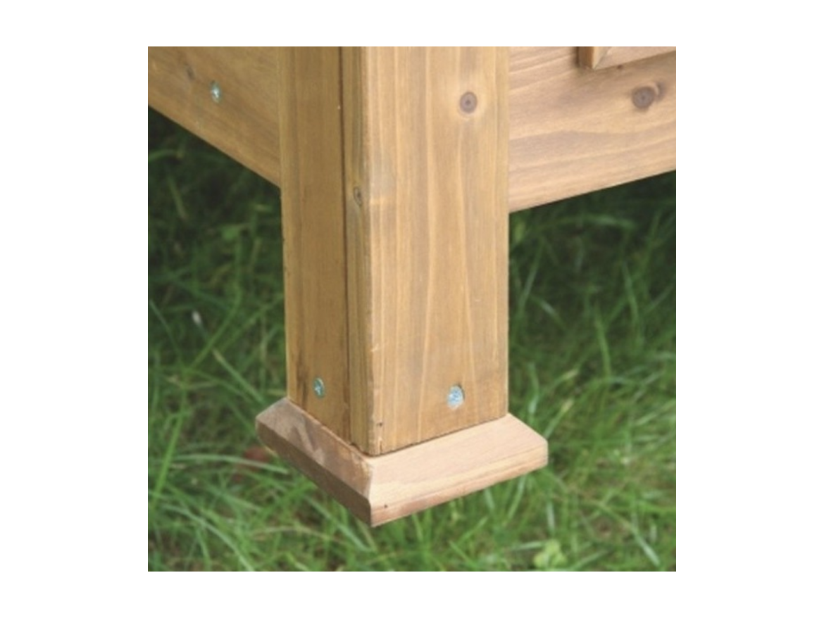 Scobax Dřevěný kurník a husník FLORENTINA, 1460x740x800 mm