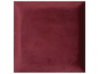 Čalouněné panely –  Riwiera Square 30x30 cm tmavo červená