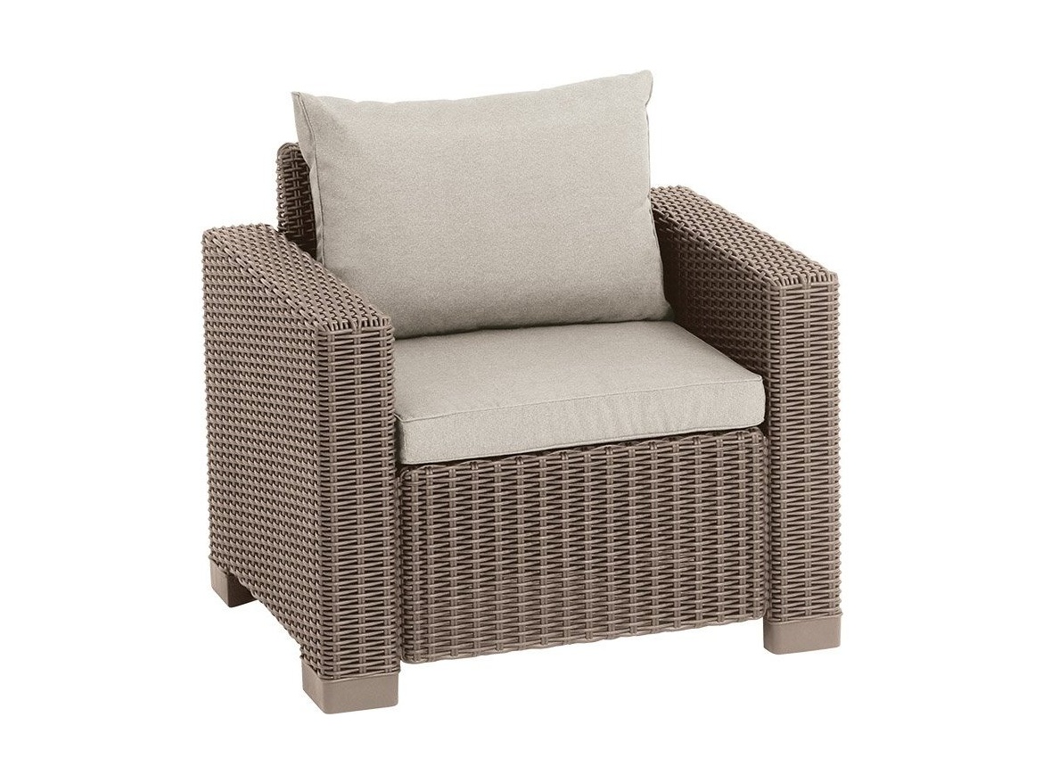 Keter Zahradní křeslo  California Chair - 83 x 68 x 72 cm - 2ks - cappuccino / písková