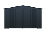 Kovová garáž 3,8 x 6 m so sedlovou strechou Antracit Riwall PRO RMCG 20x13 Anthracite