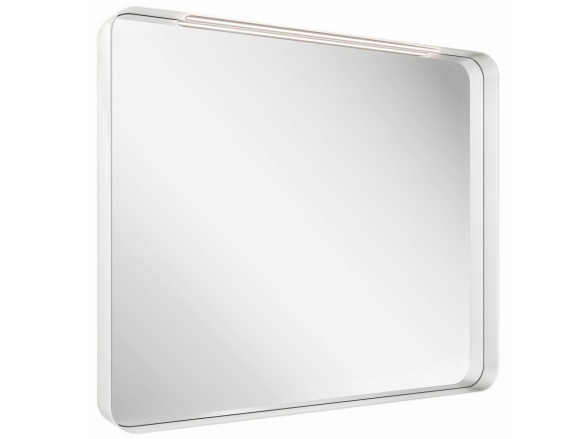 Ravak Zrcadlo Strip 50x70 cm s osvětlením, černá