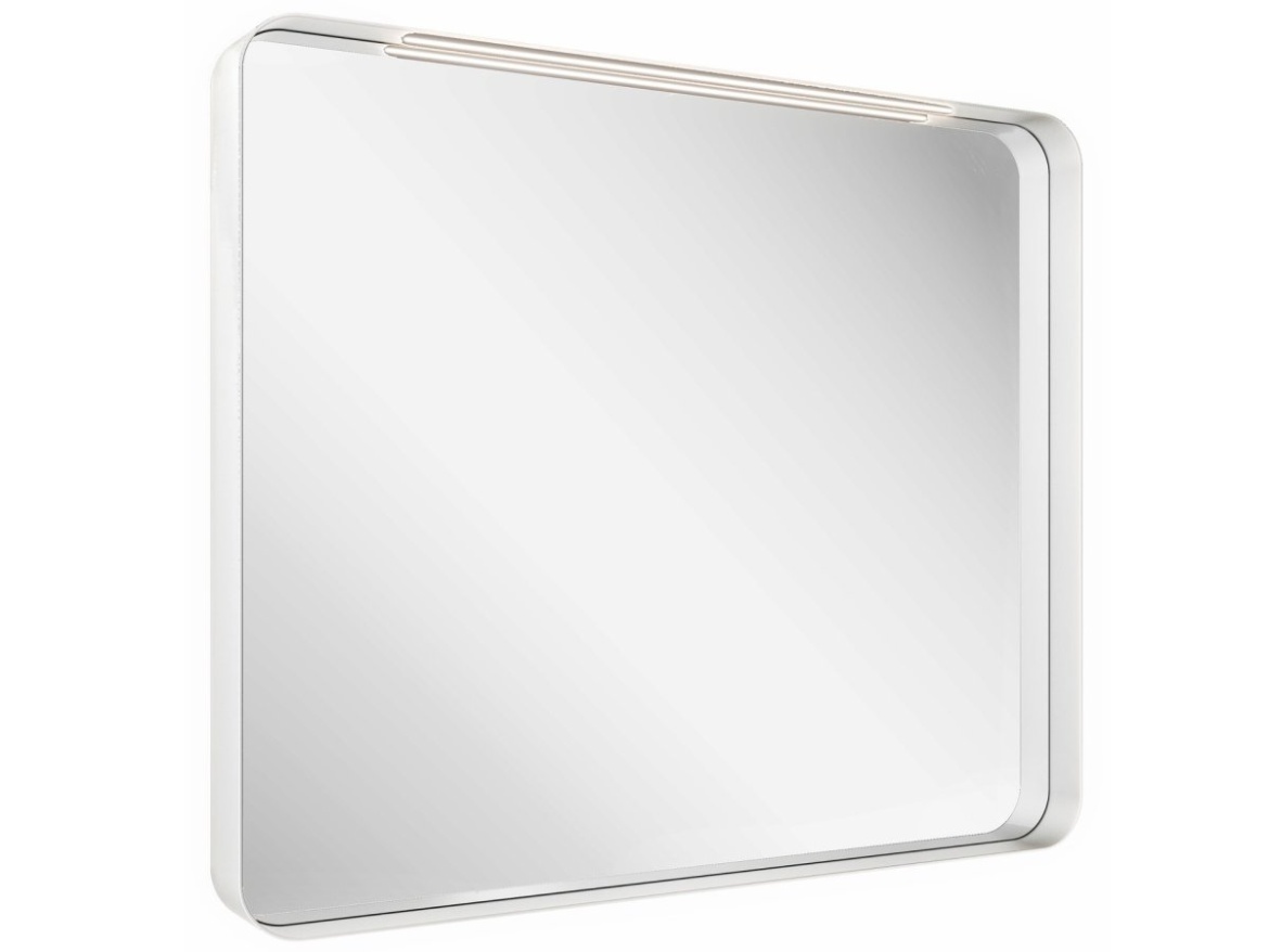 Ravak Zrkadlo Strip 60x70 s osvetlením, čierna