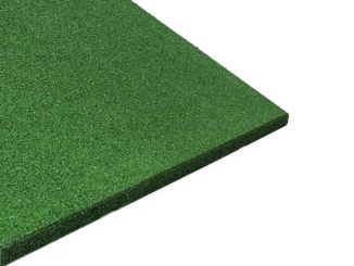 Gumová –  dlažba Play zelená 4 cm 100 x 100 cm