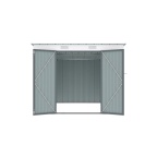 Zahradní domek kovový 2,4 x 1,8 m s pultovou střechou antracit Riwall PRO RMSP 6x8 Anthracite