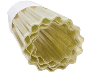 Sklolaminát (PES) –  sklolaminátová vlnitá rolka 1250 mm prírodná | cena za m²