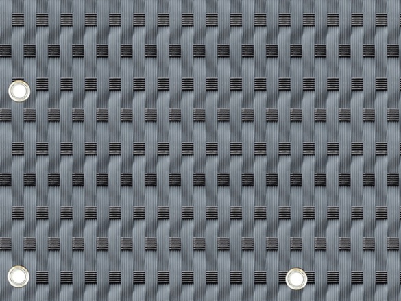 Plotová zástena s kovovými okami Scobax Fence eyelet RX