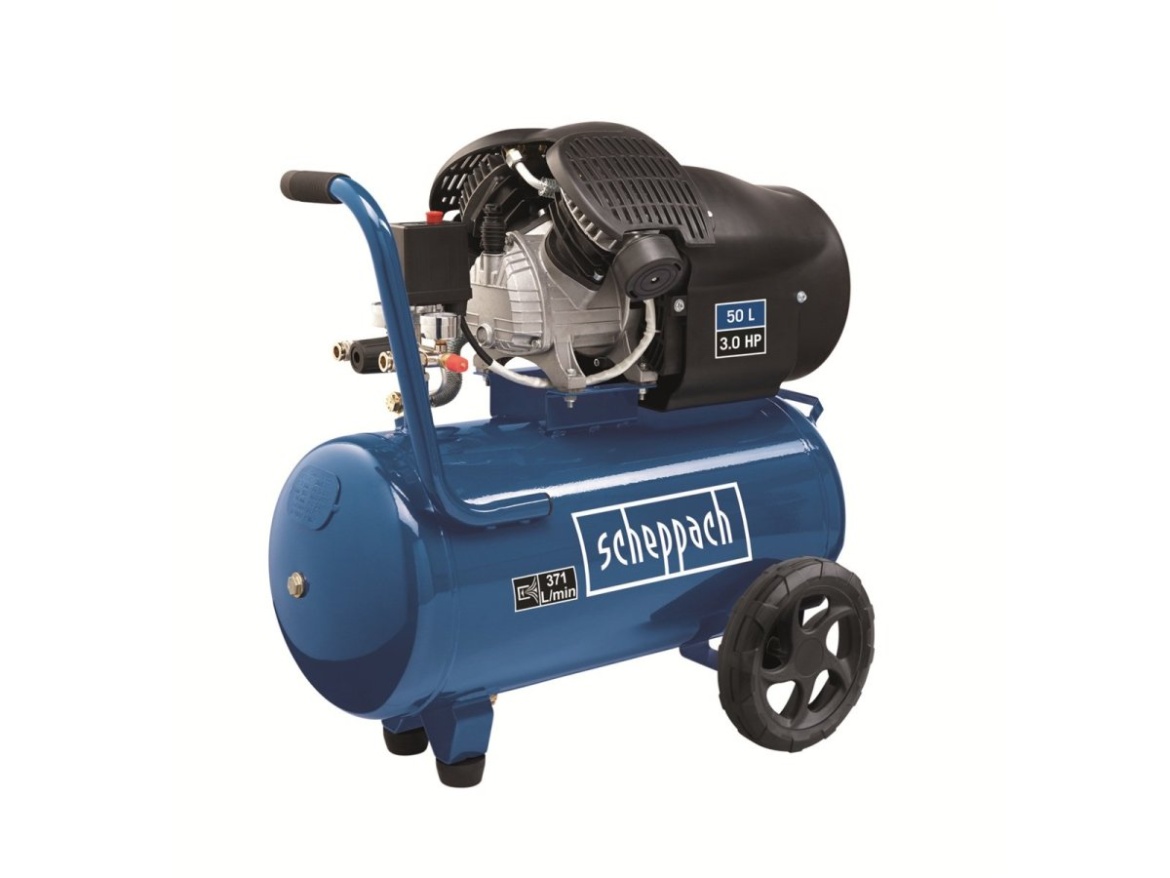Dvojpiestový olejový kompresor 50 l Scheppach HC 53 DC