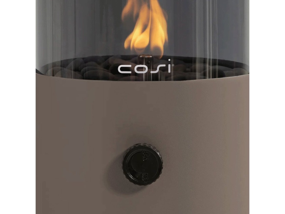 COSI Plynová lucerna - typ Cosiscoop Original - šedivá / zakouřené sklo