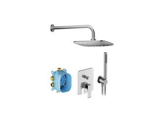 Rejtett –  Ravak FL 090.01CR Sprchový podomítkový set, chrom