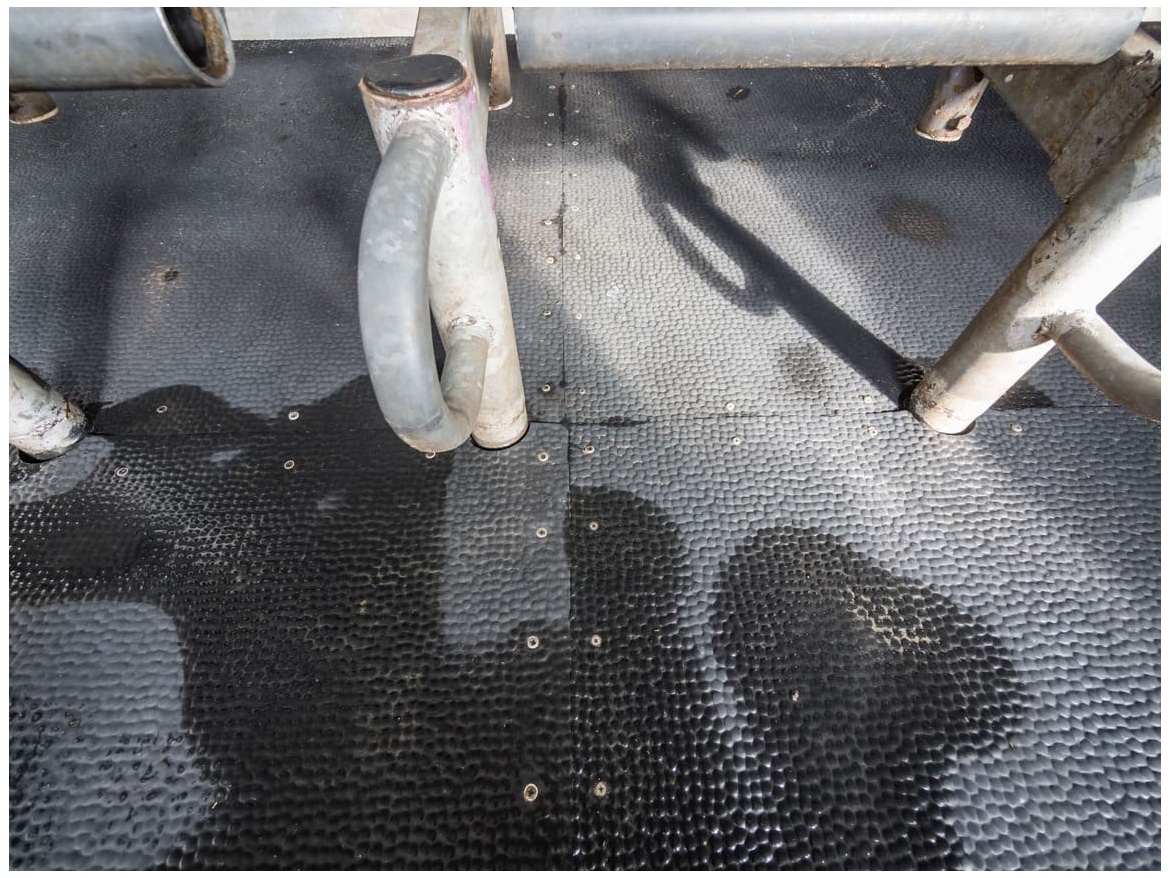 Gumová podlahovina s kladivkovým profilom KSK-BELT Hammer