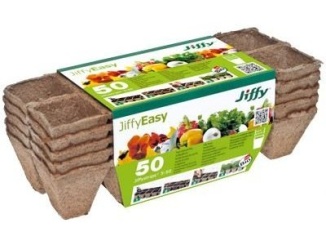 Okrasná zahrada –  Jiffy Rašelinový kontejner Jiffystrips® 5-50, 4,5x4,5 cm - plato 10ks, 5 plat v balení