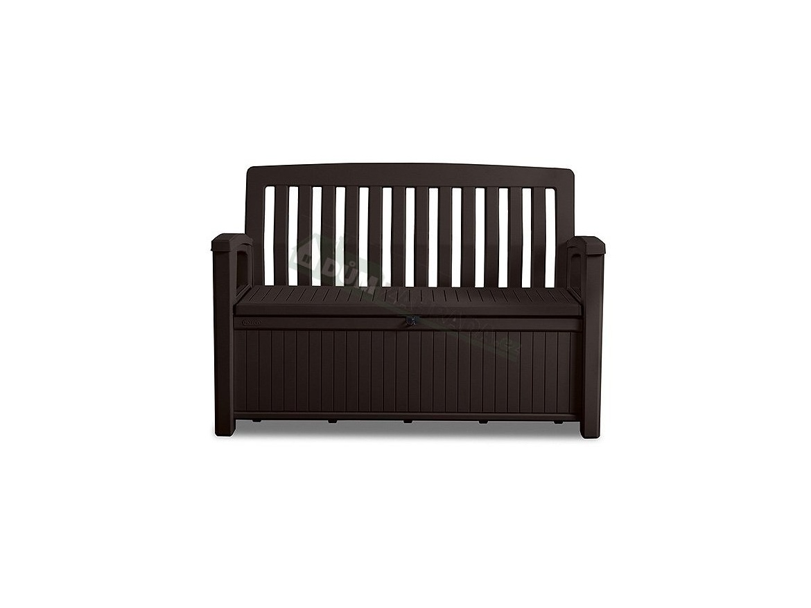 Keter Zahradní lavice Keter Patio 227 L - 138,6 x 63,5 x 88 cm - hnědá