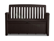 Keter Zahradní lavice Keter Patio 227 L - 138,6 x 63,5 x 88 cm - hnědá