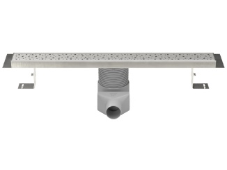 Műszaki higiénia –  Chuděj LZB 50 360° Nerez (nastavitelný) 950 mm, Négyzet, homályos, K3