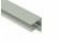 Hliníkový profil Covestro Ukončovací F profil na hr. 8mm z hliníku bez povrchovej úpravy