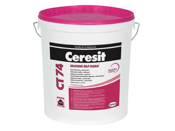Silikonová omítka Ceresit CT 74