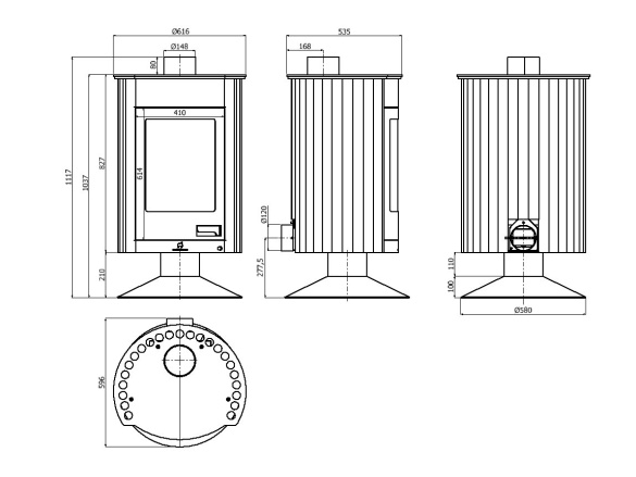 HS Flamingo MEDIE II N černá