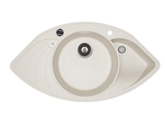 S vaničkou a okapem –  Helika alba biela