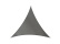 Stínící plachta COMO trojúhelníková antracitová 5x5x5m