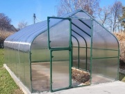 Polikarbonát üvegház Scobax Drop Alu