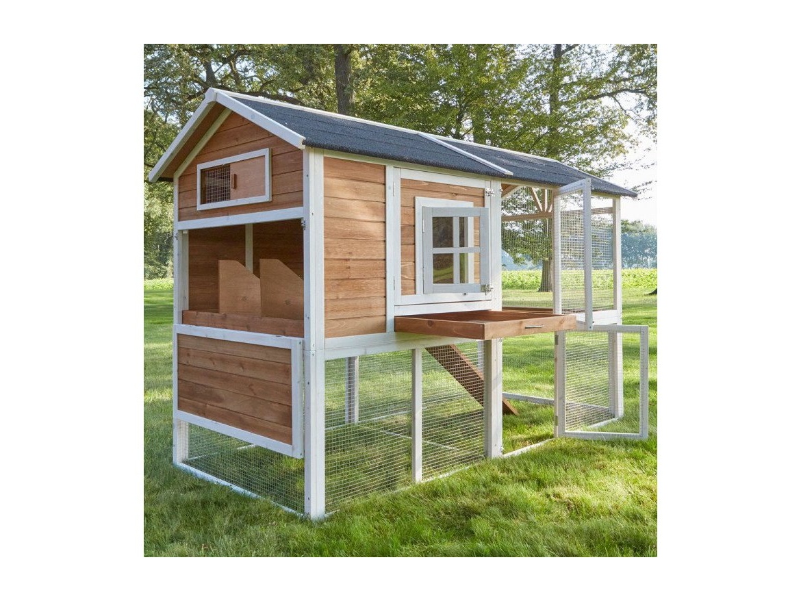 Kurník Scobax Dřevěný kurník IZMIR, 2000x1200x900 mm