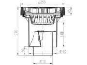 Vpusť Chuděj KVS/M 160